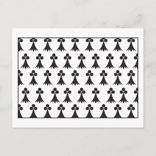Bretagne Flag Postkarte (Vorderseite)