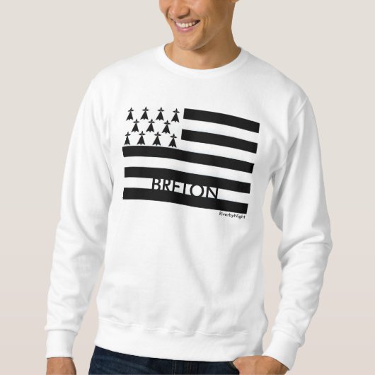 Bretagne-Flaggen-Bretone Sweatshirt (Vorderseite)