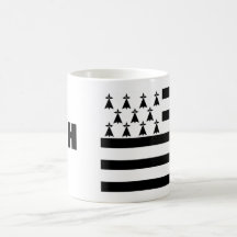 Bretagne-Flaggen-Tasse