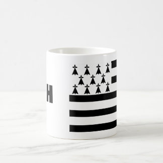 Bretagne-Flaggen-Tasse Kaffeetasse