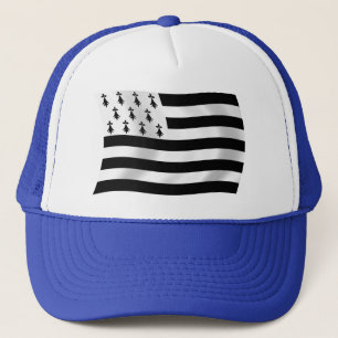Bretagne-Flaggenmütze Truckerkappe