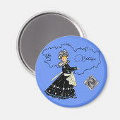 Bretagne, Frankreich Magnet (Vorderseite/Rückseite)