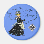 Bretagne, Frankreich Magnet (Vorne)