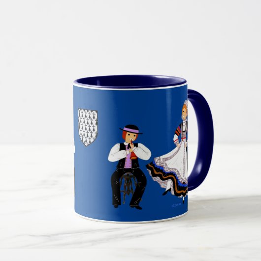 Bretagne, Frankreich Tasse (VorderseiteRechts)