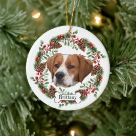 Bretagne Hund Personalisiert Haustier Ornament