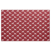 Bretagne-HundeSilhouette-Muster Stoff (Fat Quarter (45,7 x 55,9 cm))