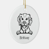 Bretagne Keramik Ornament (Rechts)