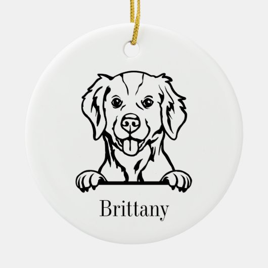 Bretagne Keramik Ornament (Vorne)