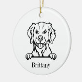 Bretagne Keramik Ornament (Links)