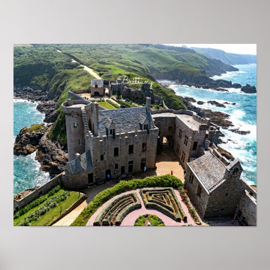 Bretagne, landschaftliche Panoramasicht Poster (Vorne)