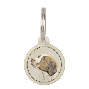 Bretagne Malerei - Niedliche Hundekunst Haustiermarke