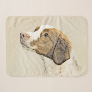 Bretagne Malerei - Niedliche Hundekunst Sherpadecke