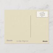 Bretagne Malerei - Niedliche Original Hunde Kunst Postkarte (Rückseite)