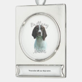 Bretagne Mama 2 Banner-Ornament Silber (Links)