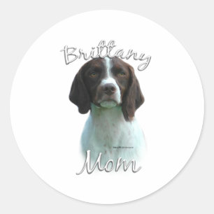 Bretagne Mama 2 Runder Aufkleber