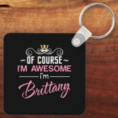 Bretagne Natürlich bin ich Phantastisch Schlüsselanhänger (Rückseite)