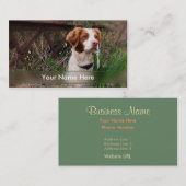 Bretagne- oder Haustier-Industrie-Visitenkarte Visitenkarte (Vorne/Hinten)