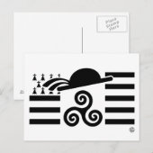 BRETAGNE POSTKARTE (Vorne/Hinten)