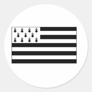 Bretagne Runder Aufkleber