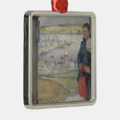 Bretagne Silbernes Ornament (Rechts)