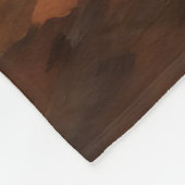 Bretagne Spaniel im Herbst Leaves Fall Inspiriert Fleecedecke (Ecke)