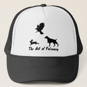 Bretagne Spaniel und Falconry Truckerkappe