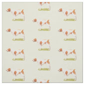 Bretagne Spanisch Hund Kunstwerk Stoff (Muster)