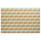 Bretagne Spanisch Hund Kunstwerk Stoff (Fat Quarter (45,7 x 55,9 cm))