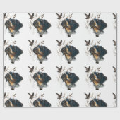 Bretagne Spanisch und Holzcock Geschenkpapier (Flach)
