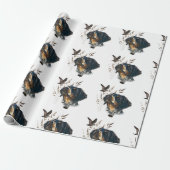 Bretagne Spanisch und Holzcock Geschenkpapier (Ungerollt)