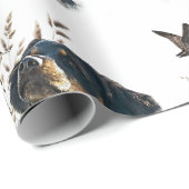 Bretagne Spanisch und Holzcock Geschenkpapier (Rolleneckpunkt)