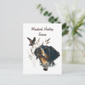 Bretagne Spanisch und Holzcock Postkarte (Stehend Vorderseite)