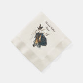 Bretagne Spanisch und Holzcock Serviette (Ecke)