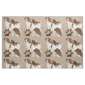 Bretagne Spanische Hundezucht Stoff (Fat Quarter (45,7 x 55,9 cm))