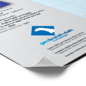 Bretagne, Verwaltungskarte 2020 (Bretonisch) Poster (Ecke)