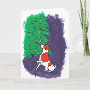 Bretagne-Weihnachtskarte Feiertagskarte