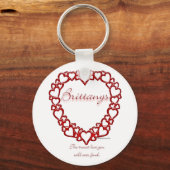 Bretagne Wine Love - Schlüsselanhänger (Vorderseite)