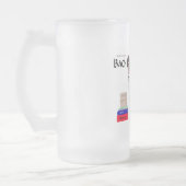 Bretagne zurück zur Schule Mattglas Bierglas (Links)