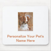 BretagneSpaniel Mousepad (Vorne)