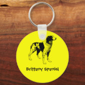 BretagneSpaniel Schlüsselanhänger (Vorderseite)