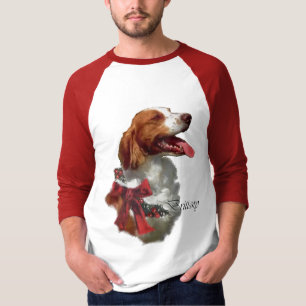 Bretagnespaniel-Weihnachtsgeschenke T-Shirt