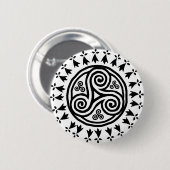 Breton triskel & hermine button (Vorne & Hinten)