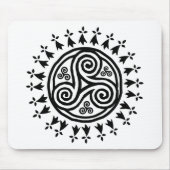 Breton triskel & hermine mousepad (Vorne)