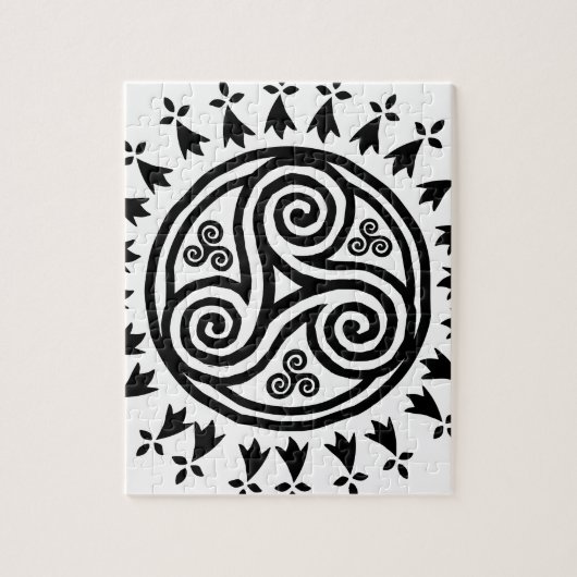 Breton triskel & hermine puzzle (Vertikal)