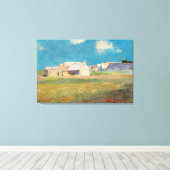 Breton Village Leinwanddruck (Insitu (Holzboden))