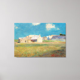 Breton Village Leinwanddruck