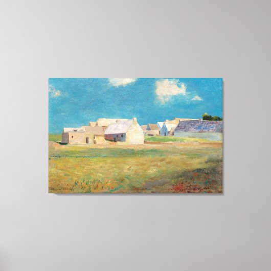 Breton Village Leinwanddruck (Vorderseite)