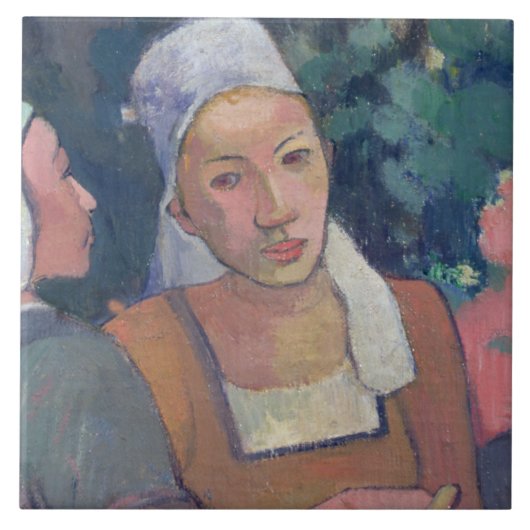 Bretone-Bauern Paul Gauguins |, 1894 (Öl auf canva Fliese (Vorderseite)