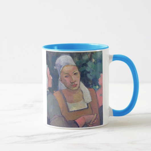 Bretone-Bauern Paul Gauguins |, 1894 (Öl auf canva Tasse (Rechts)