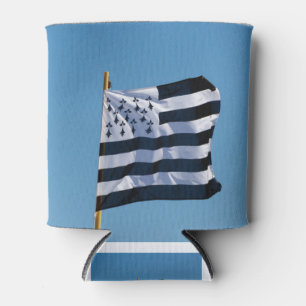 Bretonische Flagge Dosenkühler